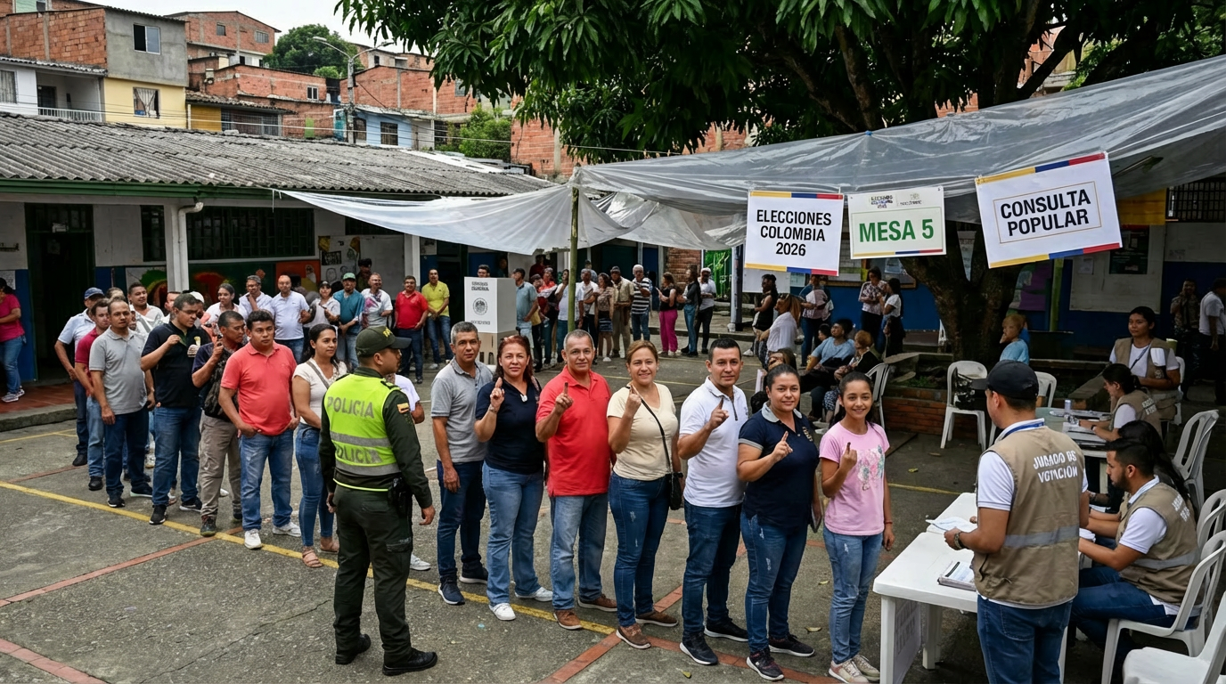 Más de 5,4 millones de antioqueños están listos para votar el 8 de marzo
