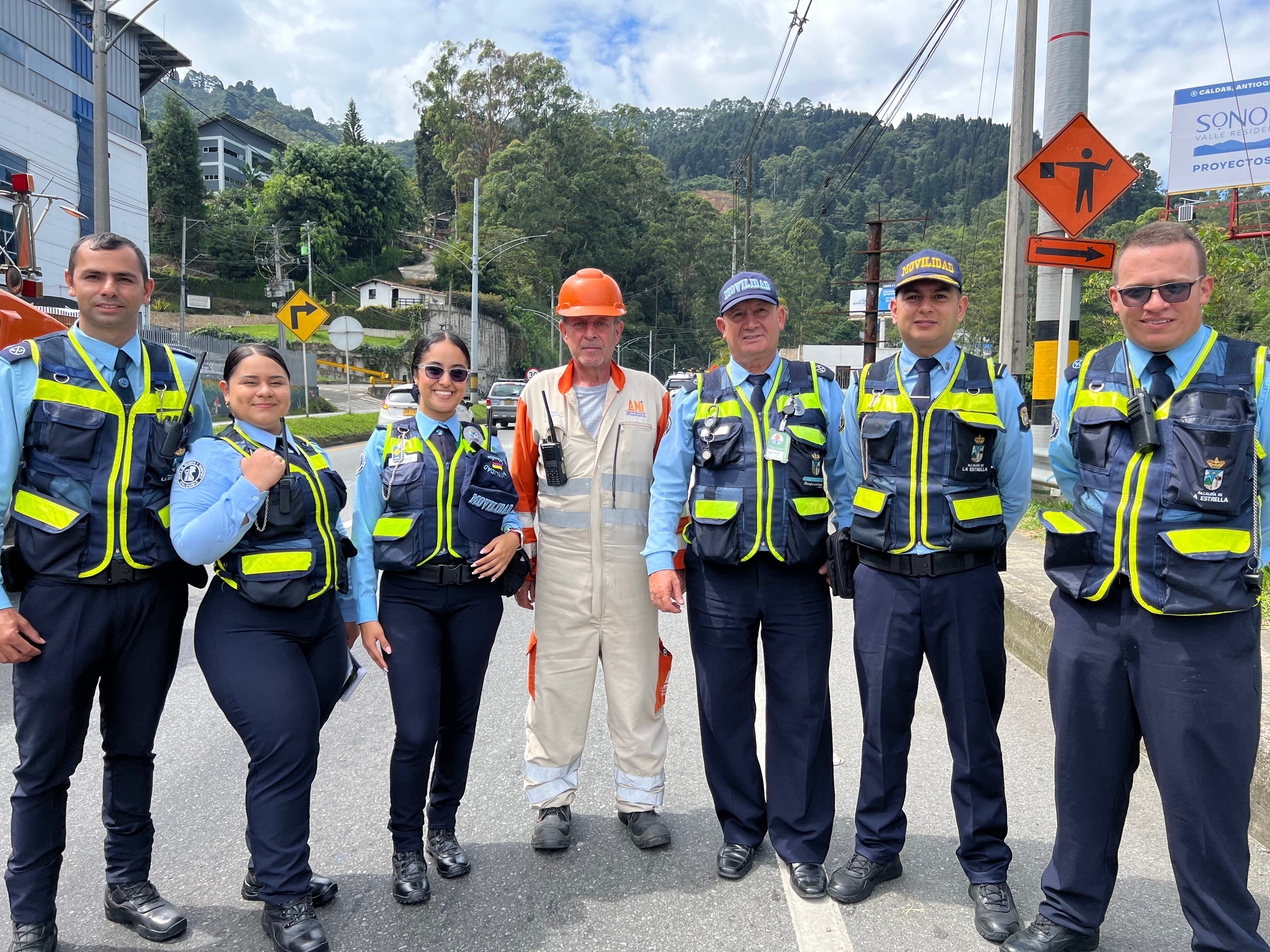 Operativo conjunto refuerza la seguridad vial en la Variante a Caldas
