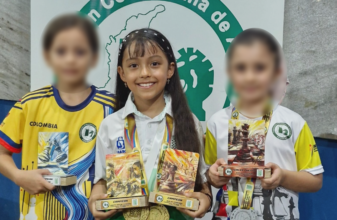 Isabella, la niña que con solo seis meses de práctica en el ajedrez ya es campeona nacional